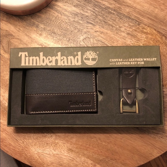 timberland men's leather wallet